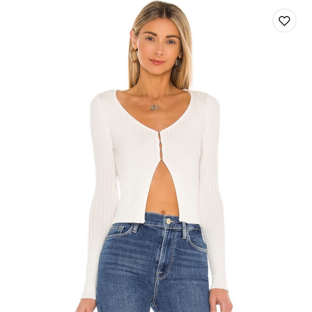 Sierra Knit Top in White - Superdown - Size Small
